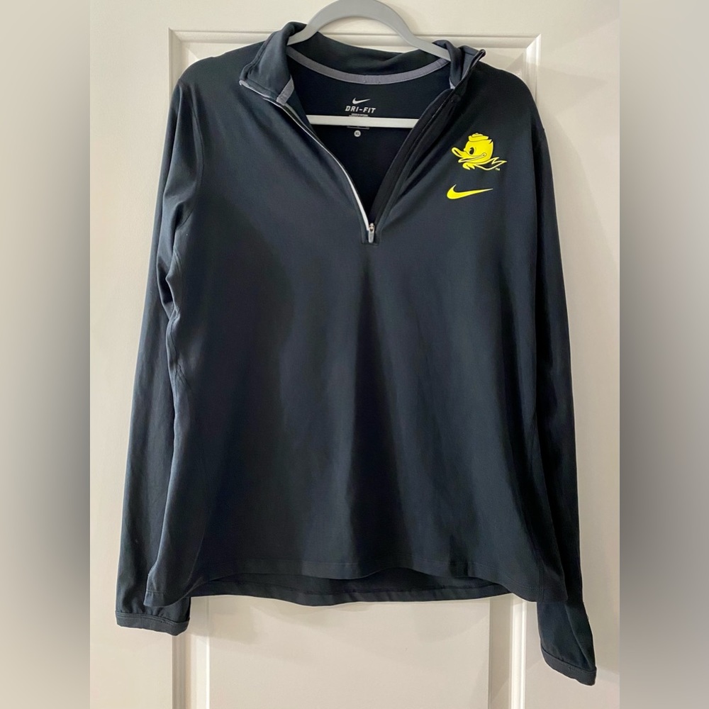 Womens Oregon Ducks 1/4 zip Pullover